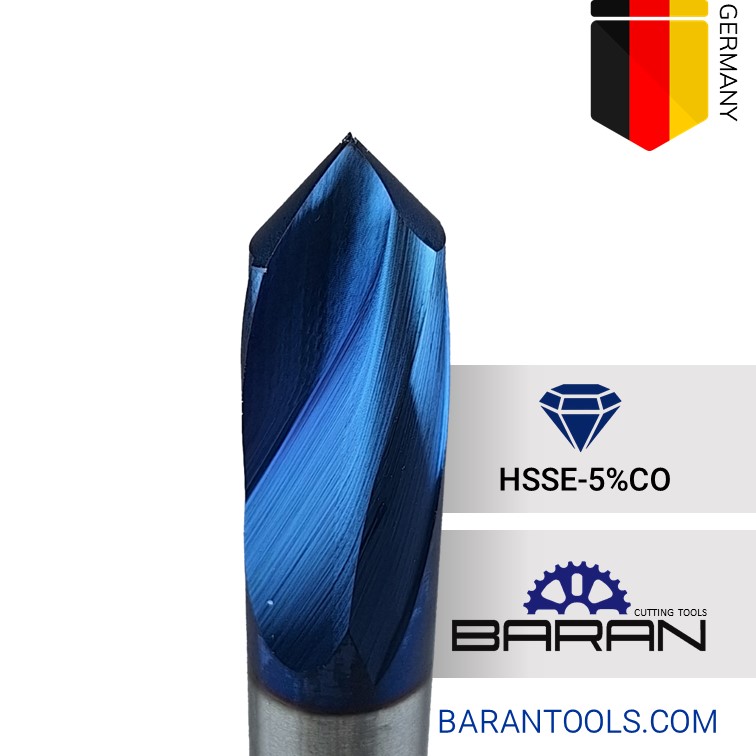 فرز انگشتی HSSE-5%CO 16 پخ زن زاویه 90 اس پی پی دبلیو(SPPW) 16*115*40